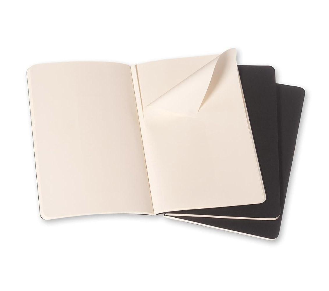 Set A5 notesa MOLESKINE BLACK - prazni listovi 