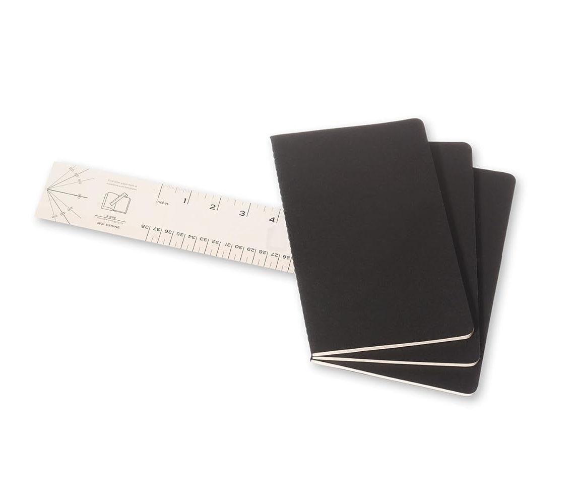 Set A5 notesa MOLESKINE BLACK - prazni listovi 