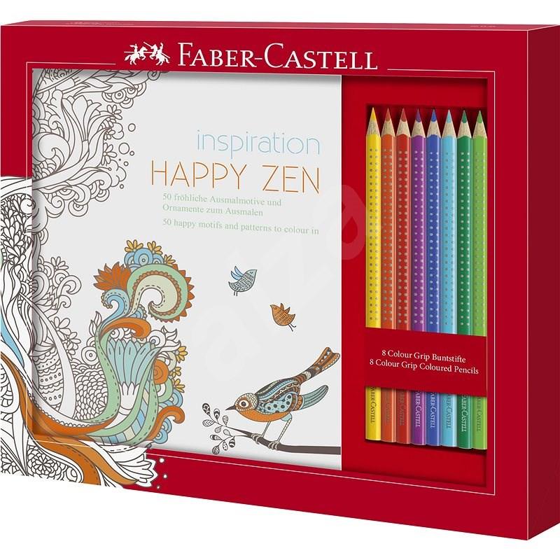 FABER CASTELL drvene bojice  1/8 + BOJANKA HAPPY ZEN 