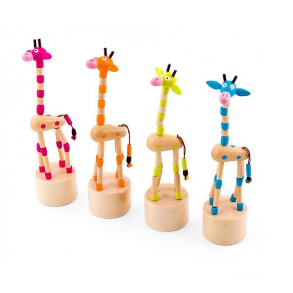 Drvena igračka sa zglobom PINO Žirafa 
