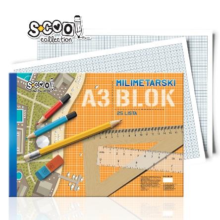 MILIMETARSKI BLOK A3 S-COOL SC140 