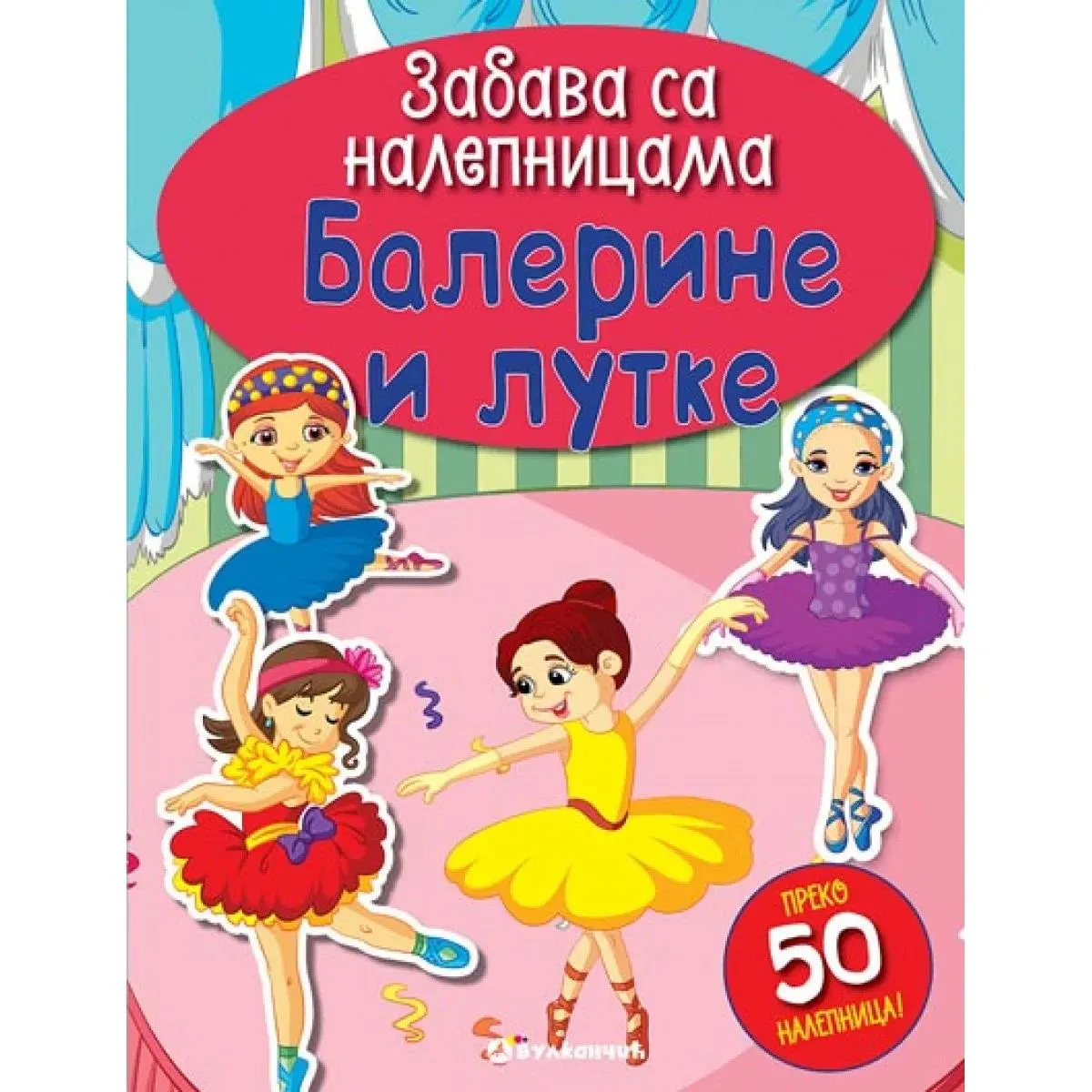 Zabava sa nalepnicama BALERINE I LUTKE 