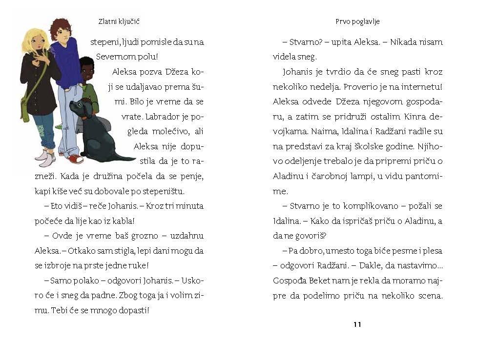 KINRA DEVOJKE 6 Zlatni ključić 