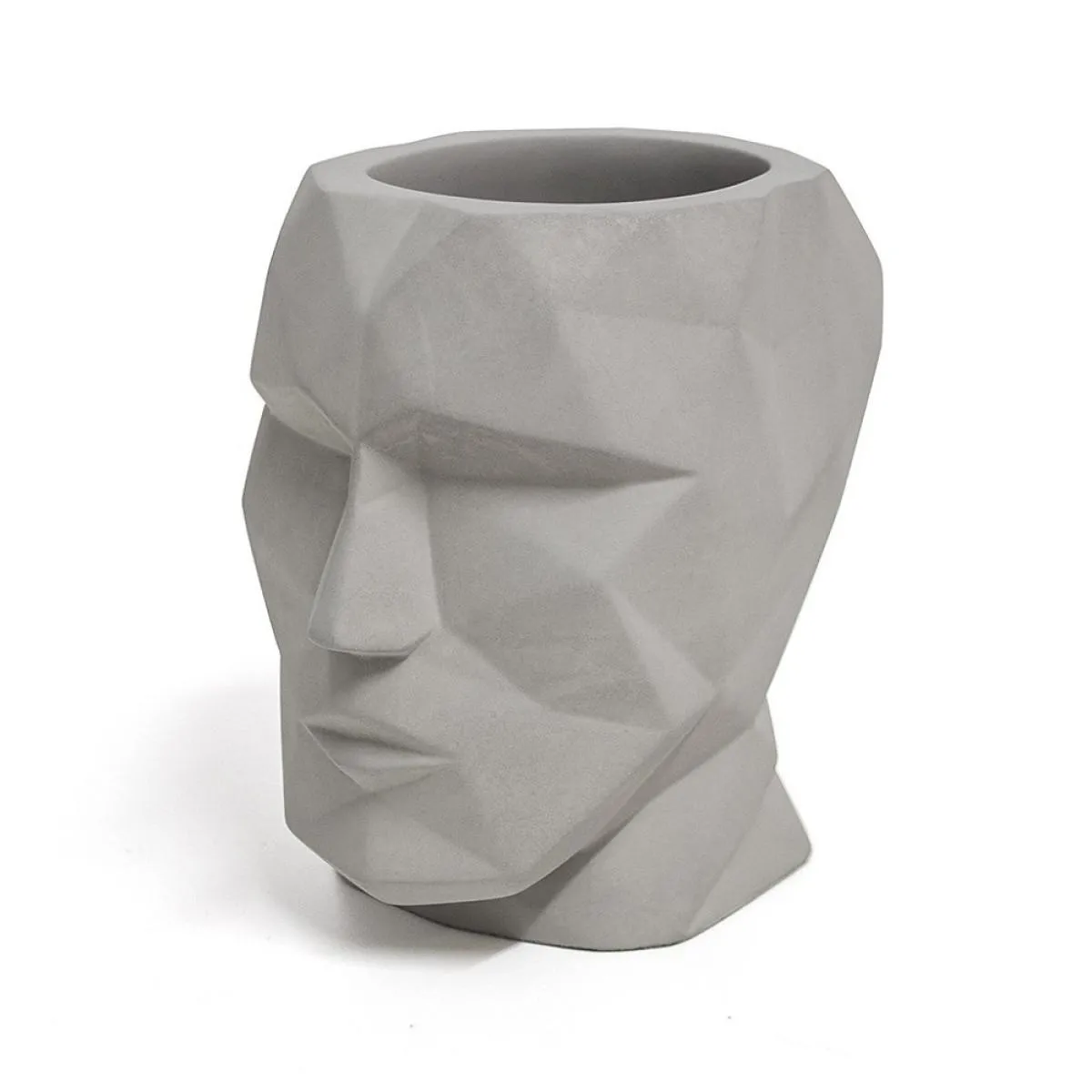 Posuda na olovke THE HEAD - GRAY CIMENT 
