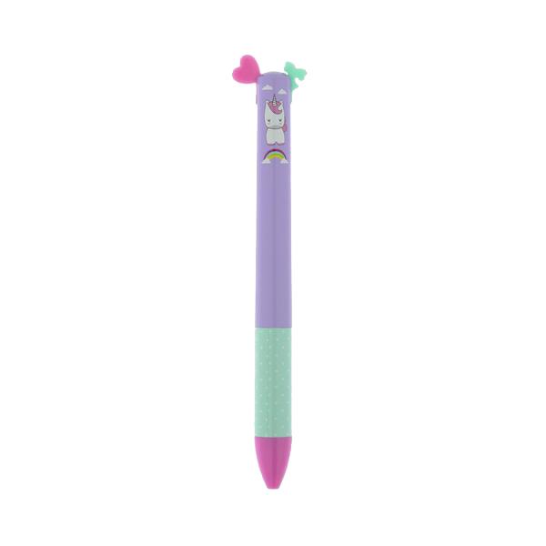 Hemijska CLICK&CLACK TWO COLOR PEN-LIGHT BLUE&PINK 0.7MM 