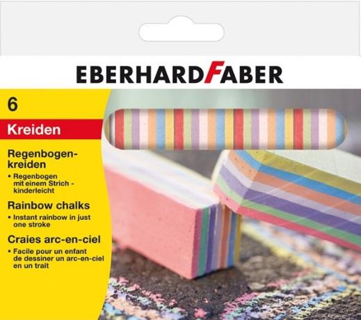 FABER CASTELL krede 1/6 RAINBOW 