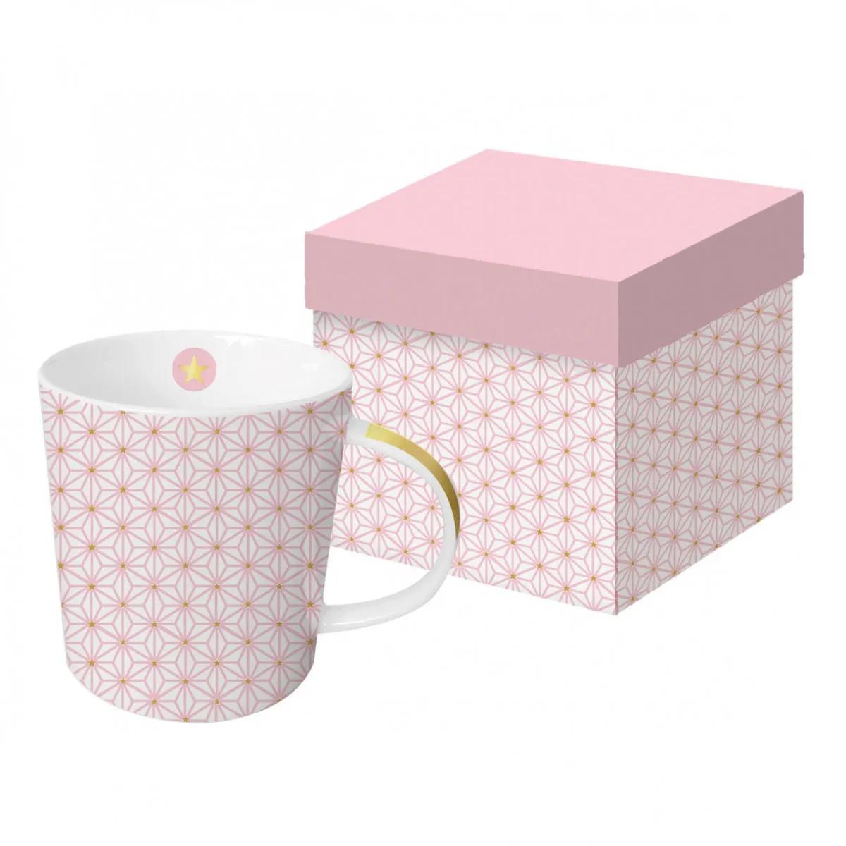 Šolja u poklon kutiji GINZA ROSE REAL GOLD 