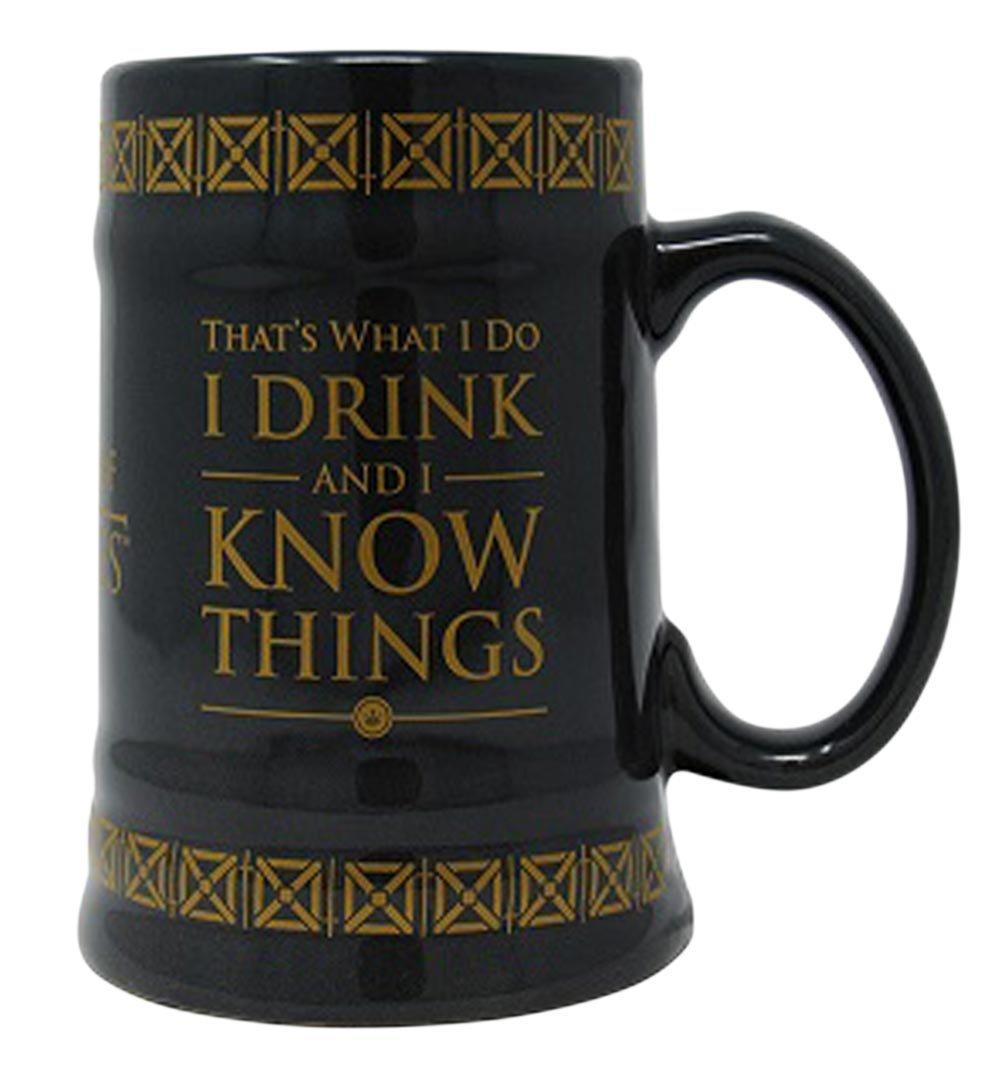 Keramička krigla GAME OF THRONES I DRINK AND KNOW THINGS 