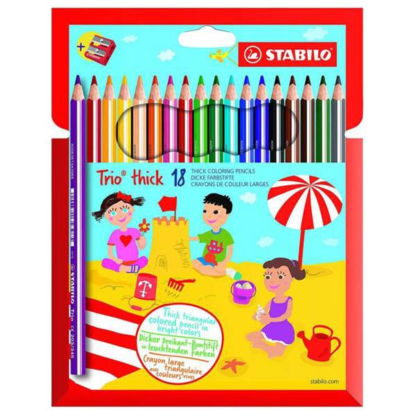 Drvene bojice trouglaste STABILO 1/18 