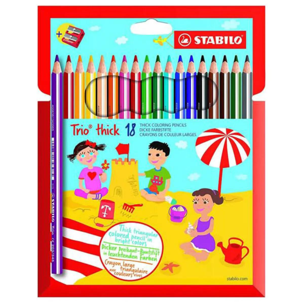 Drvene bojice trouglaste STABILO 1/18 