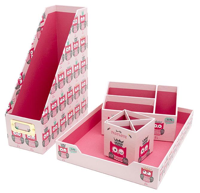 Set kutija za radni sto TWOOLY FABULOUS OWL 