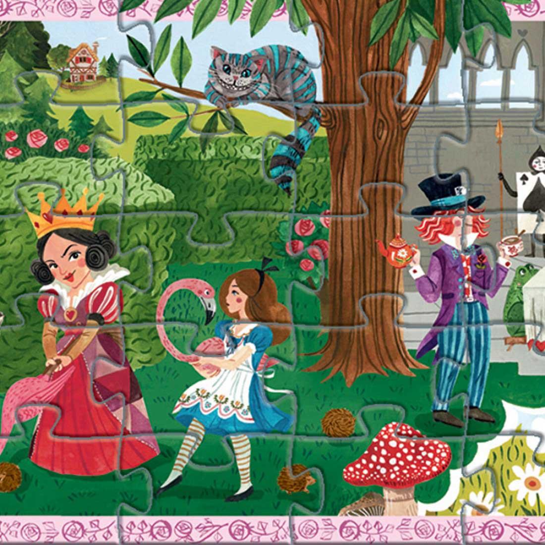 Puzzle SILHOUETTE PUZZLE ALICE IN WONDERLAND 