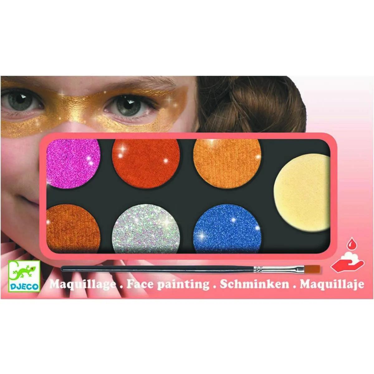 Kreativni Set MAQUILLAGE PALETTE 6 COLOURS METALLIC 