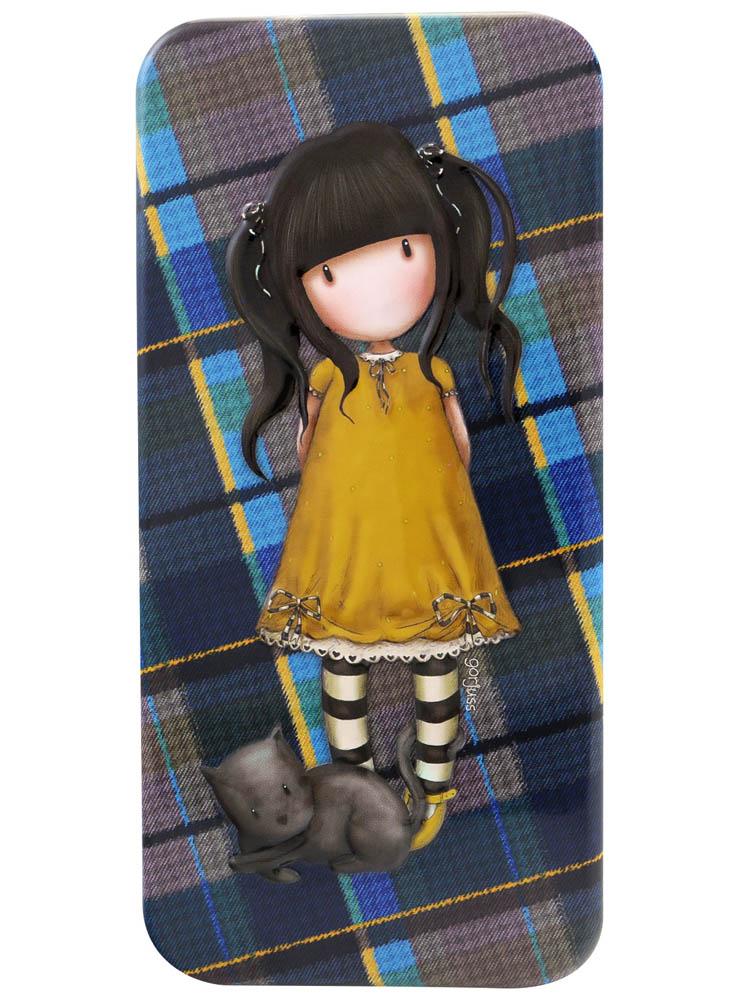 Futrola za olovke metalna GORJUSS TARTAN Ruby (Yellow) 