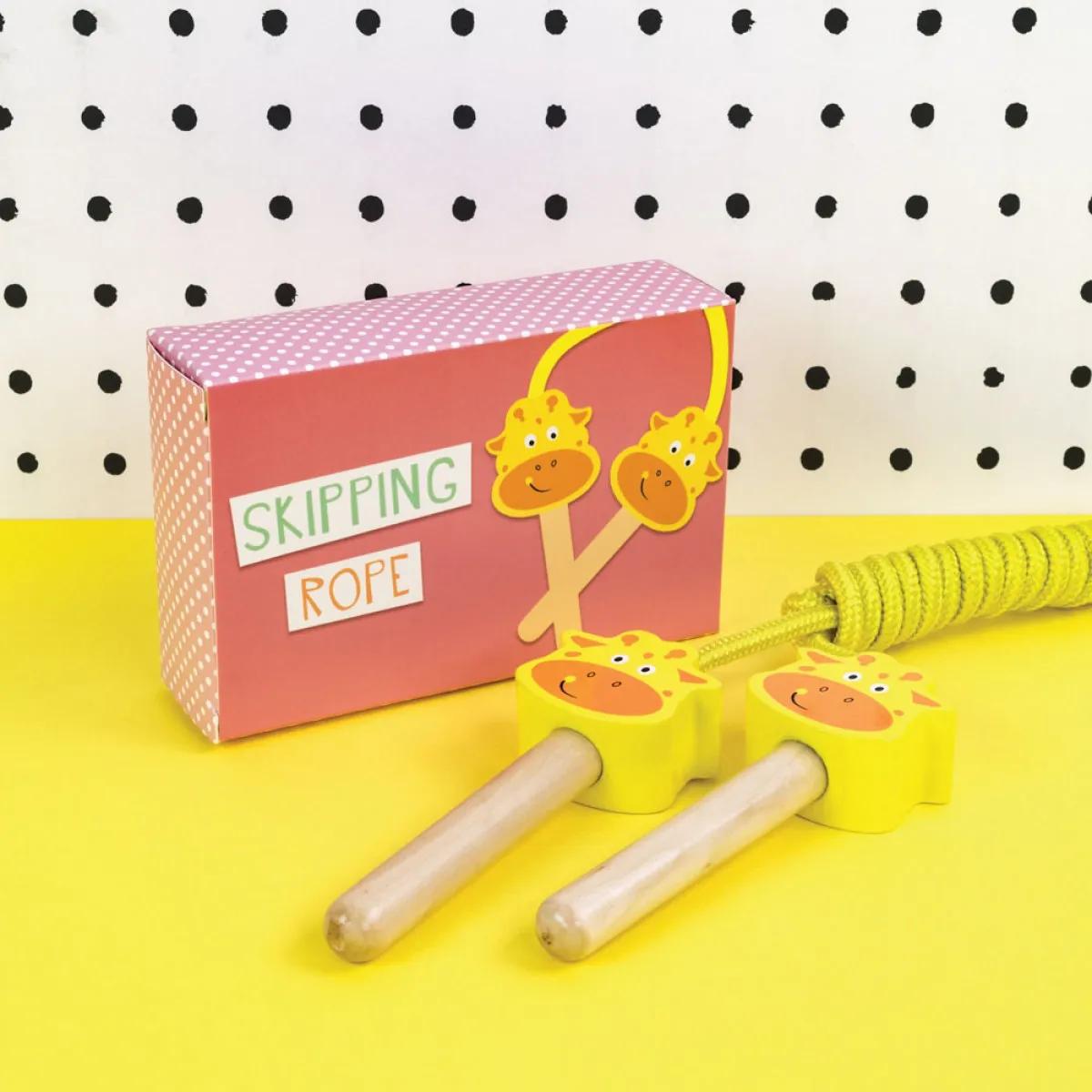 Konopac za preskakanje GIRAFFE Pink 