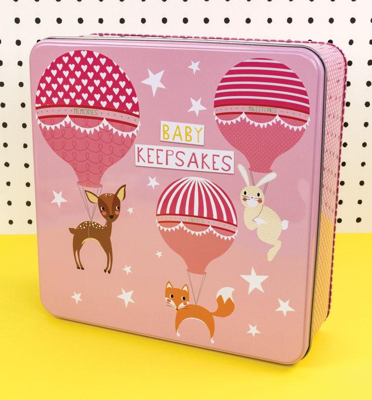 Kasica BABY KEEPSAKES Pink 