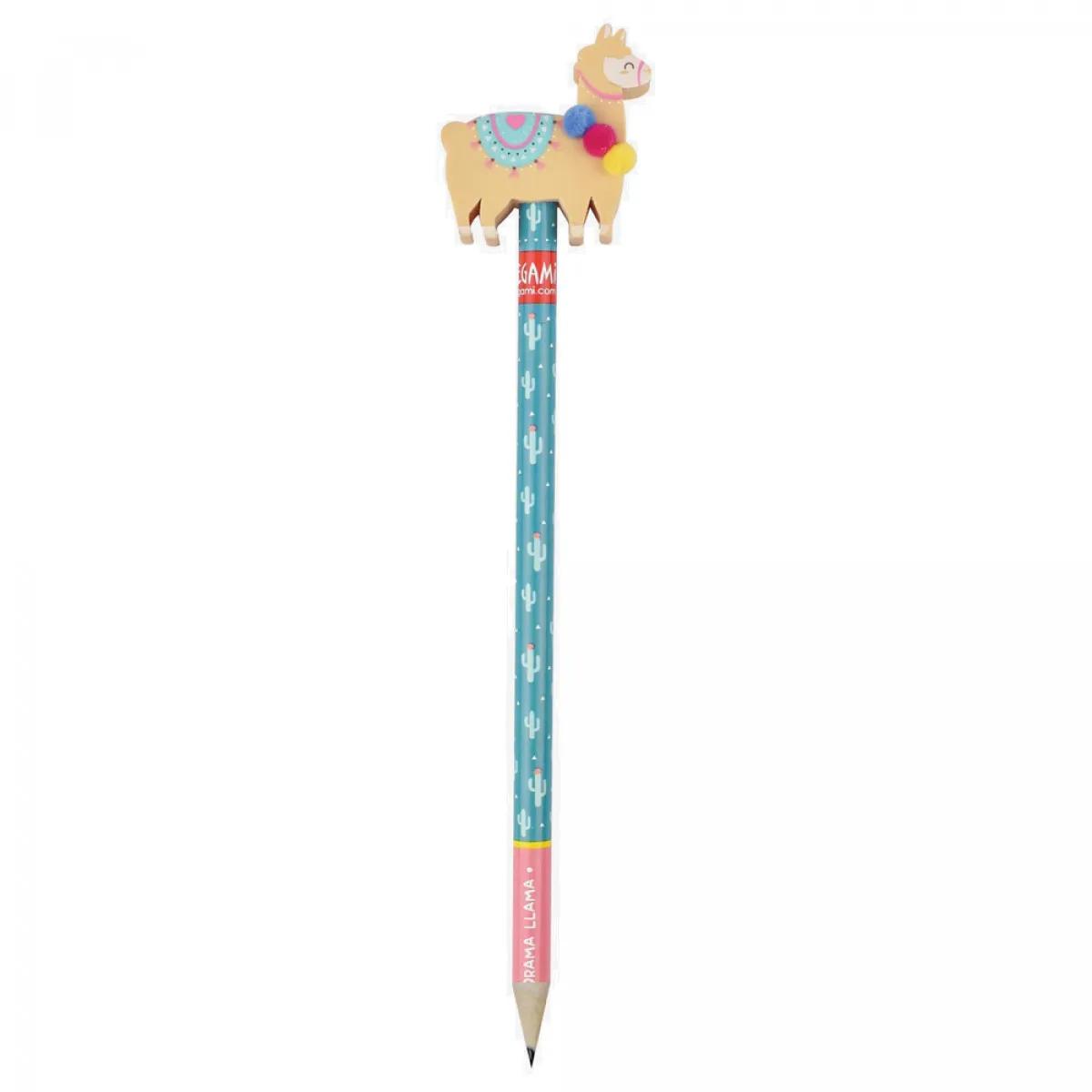 Grafitna olovka sa gumicom NO DRAMA LLAMA Žuta 