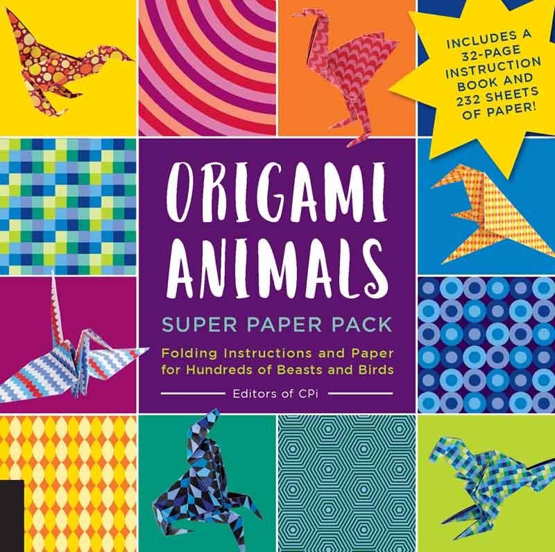 ORIGAMI ANIMALS SUPER PAPER PACK 