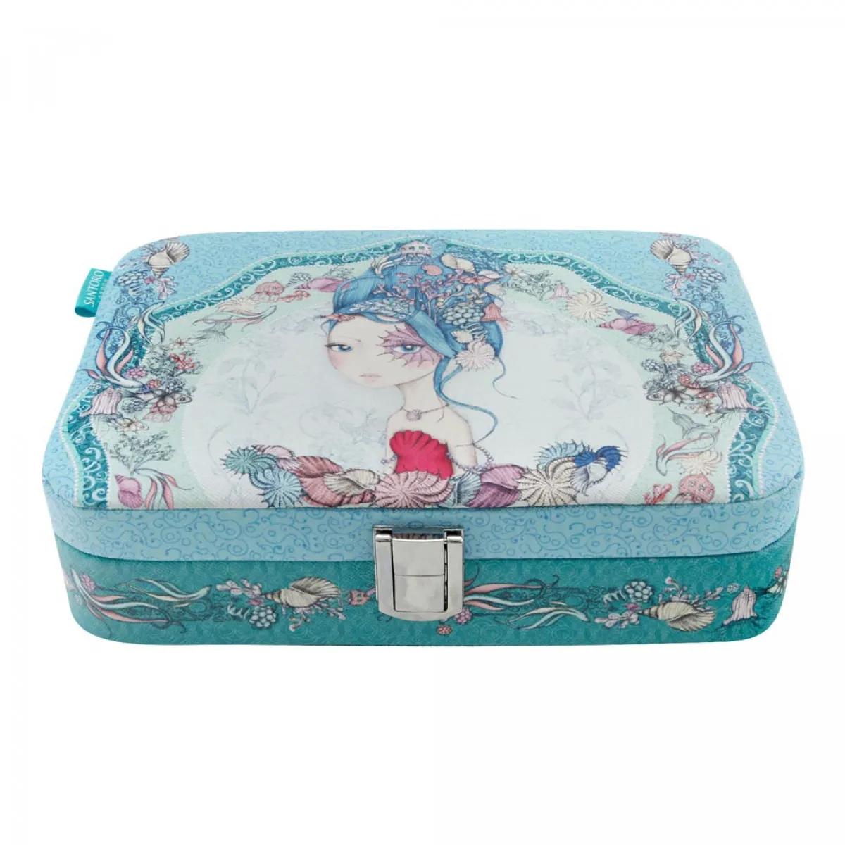 Kutija za nakit sa ogledalom MIRABELLE Marina, velika 