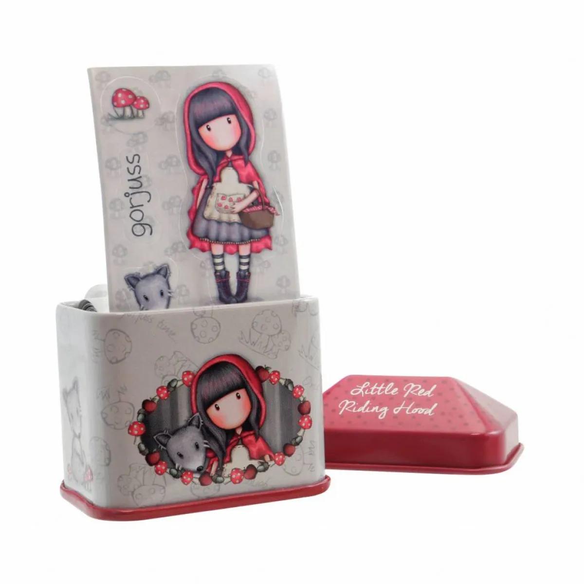 Ukrasna kutijica GORJUSS sa stikerima, Little Red Riding Hood 