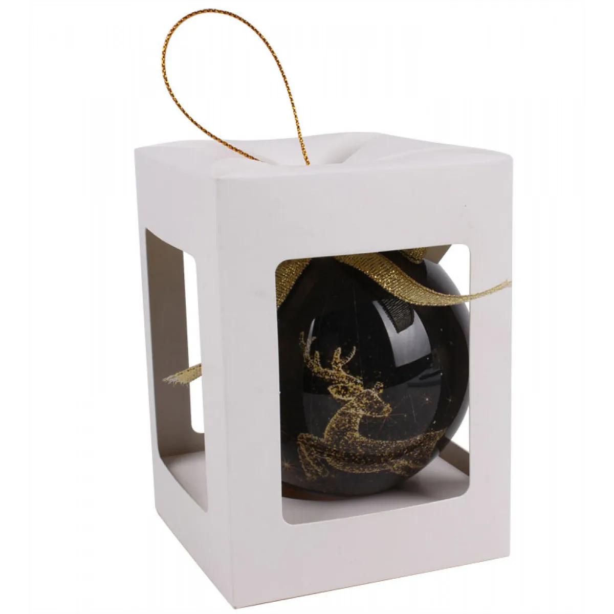 Novogodišnja kugla CRNA 