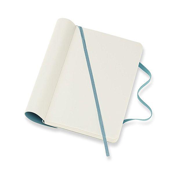 Notes MOLESKINE 9x14 cm Svetlo plava (meke korice, beli listovi) 