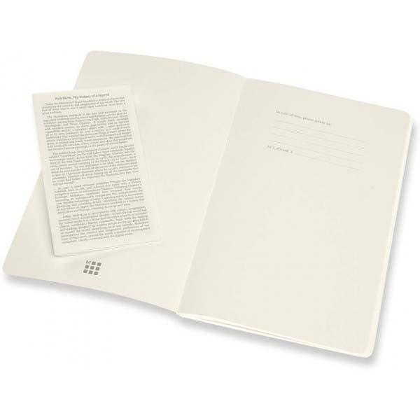 Notes VOLANT MOLESKINE Set od 2, Ruled, narandžasta/plava 