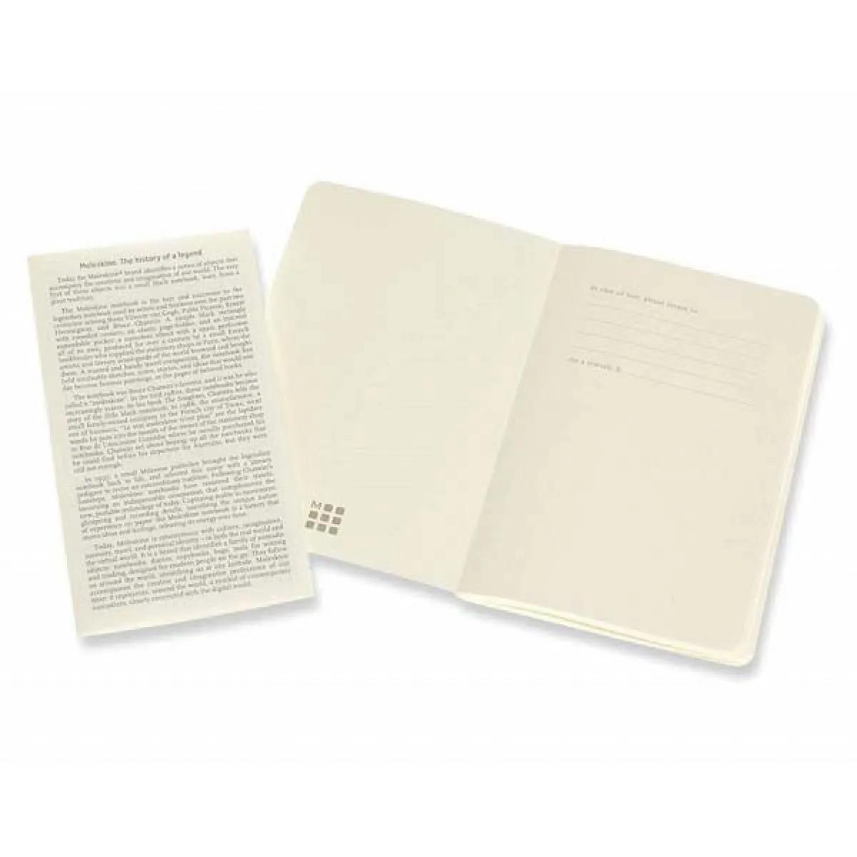 Notes VOLANT MOLESKINE Set od 2, Ruled, plava/žuta 