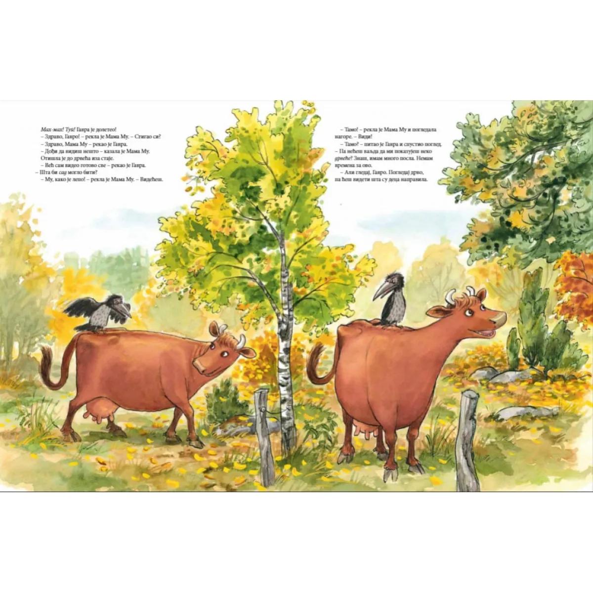 Mama Mu PRAVI KUĆICU NA DRVETU 