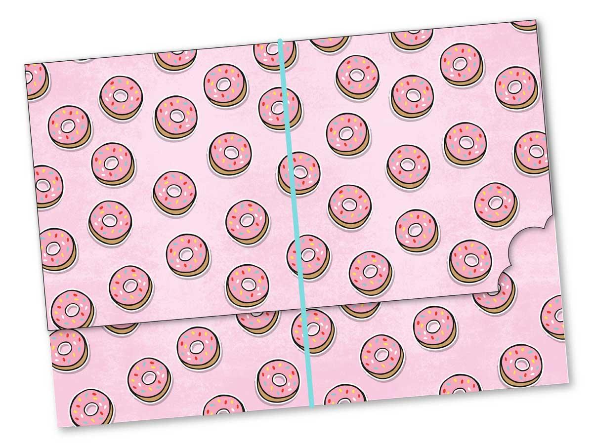 Fascikla A4 DONUTS pink 
