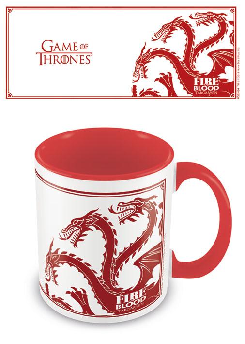 Šolja GAME OF THRONES Fire and blood, Targaryen (Red) 