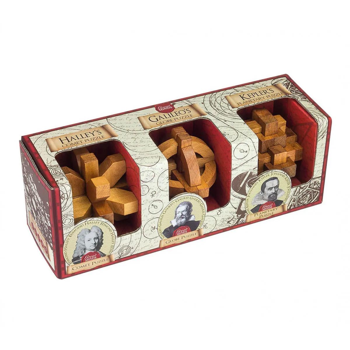 IQ puzle HALLEY, GALILEO & KEPLER, set od 3 