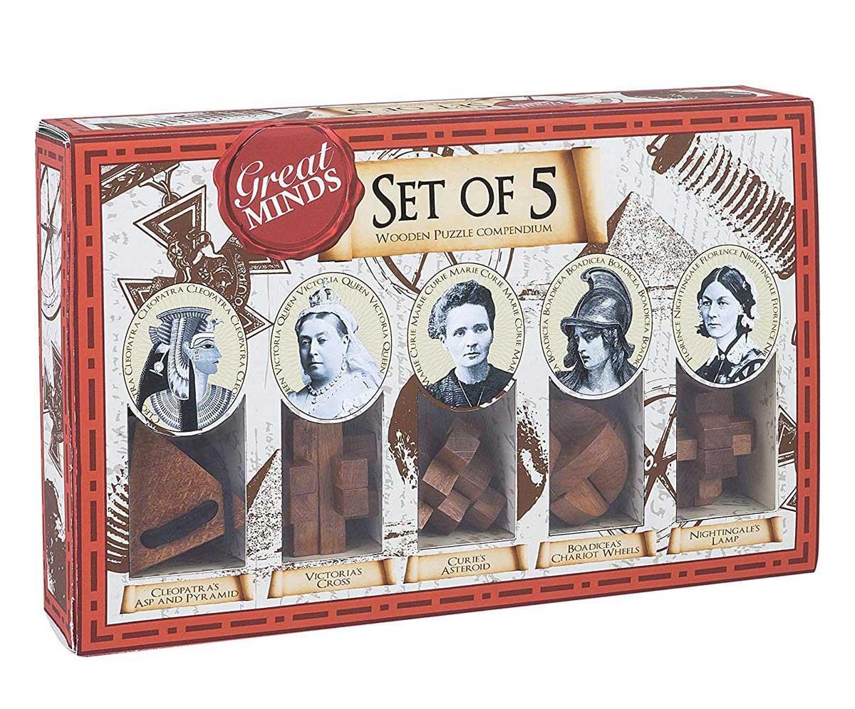 IQ puzle GREAT WOMEN'S set od 5 