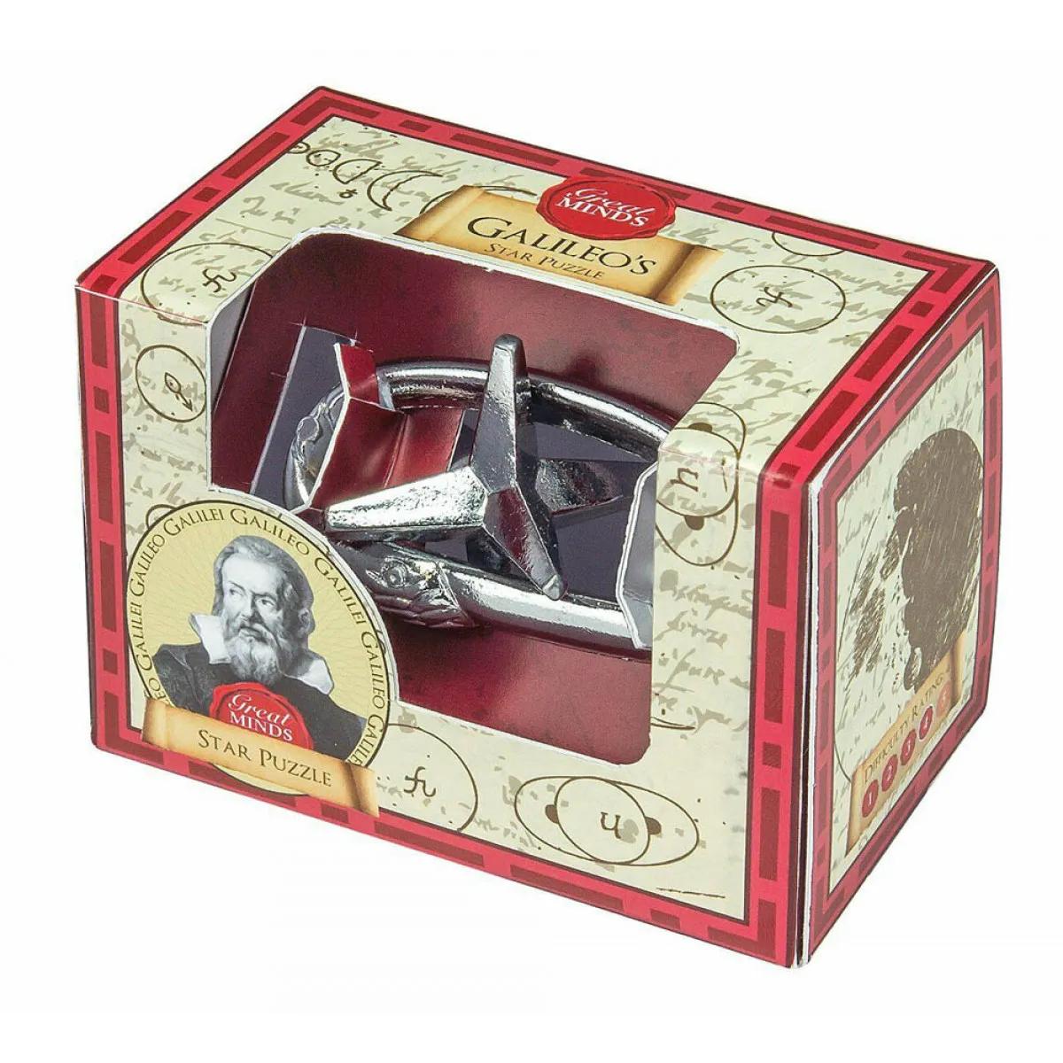 METAL AND WOODEN GALILEOS STAR PUZZLE 