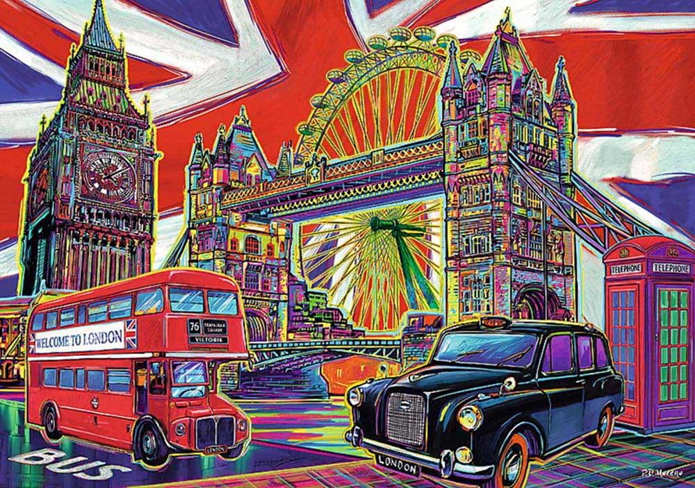 Puzzle TREFL Colours of London 1000 