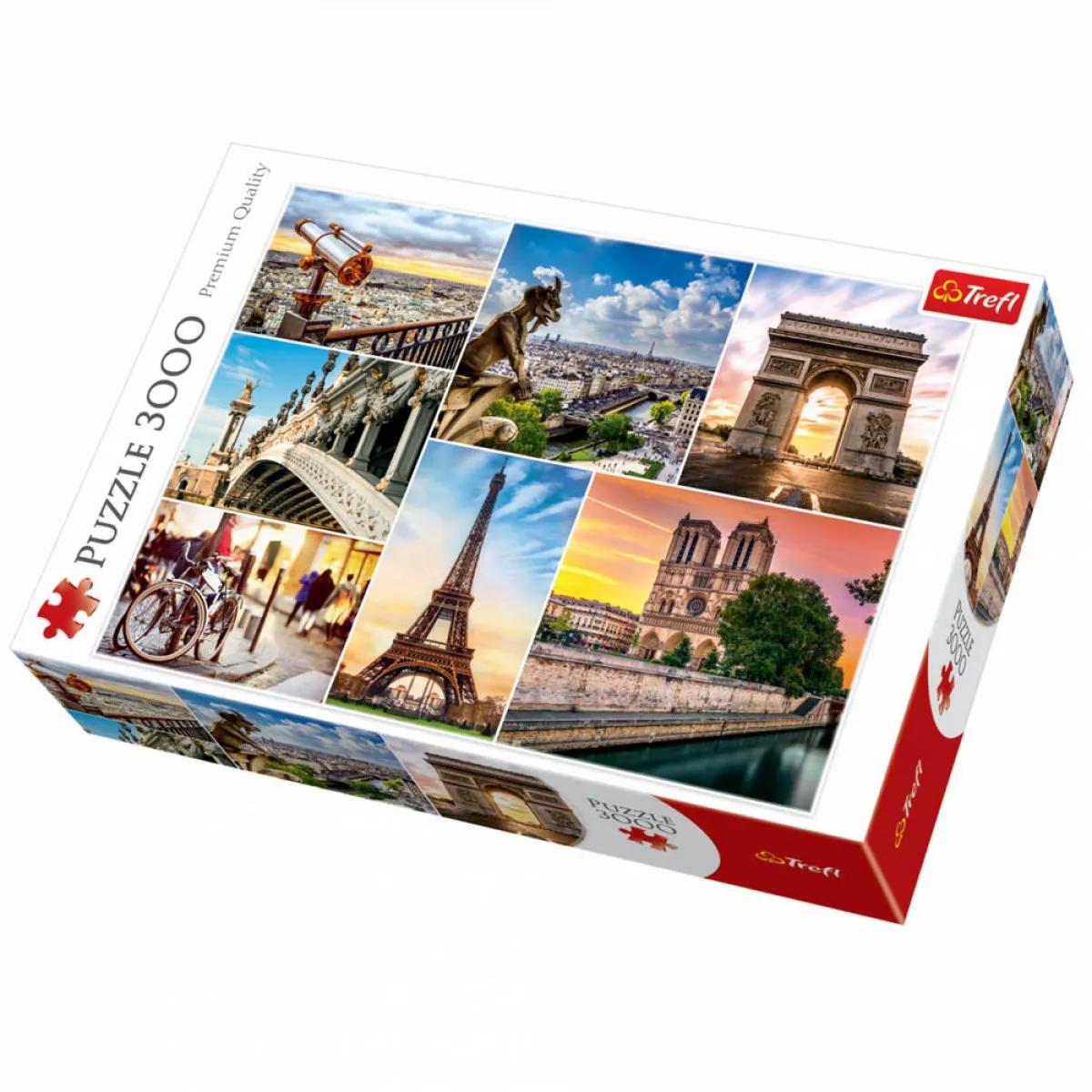 Puzzle 3000 TREFL Magic of Paris, Collage 
