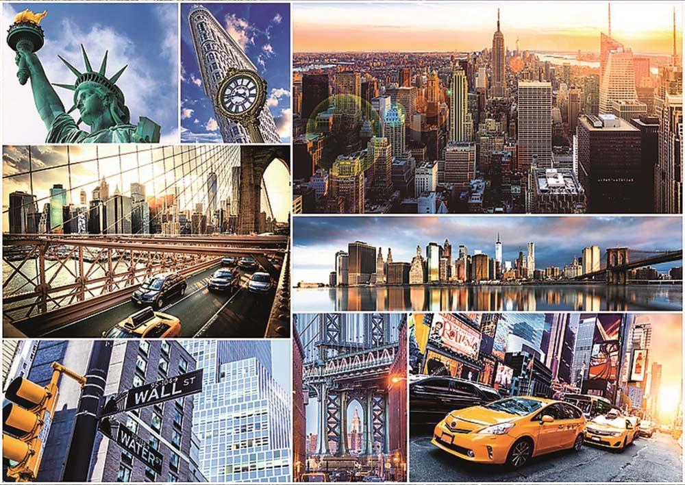 Puzzle TREFL New York City, Collage 4000 