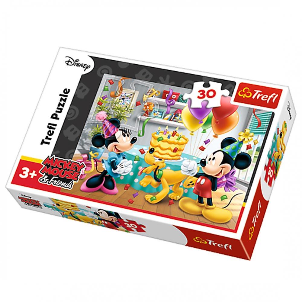 Puzzle TREFL Mickey Mouse Birthday cake 30 