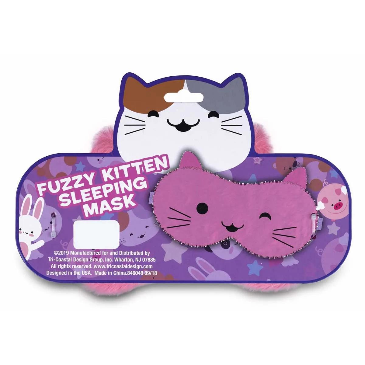 Maska za spavanje FUZZY KITTEN Pink 