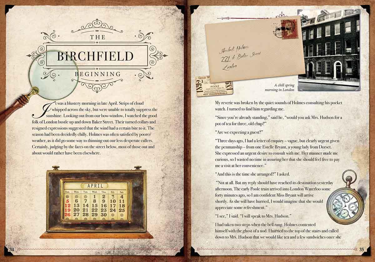 SHERLOCK HOLMES CASE BOOK- Solve it yourself mysteries 