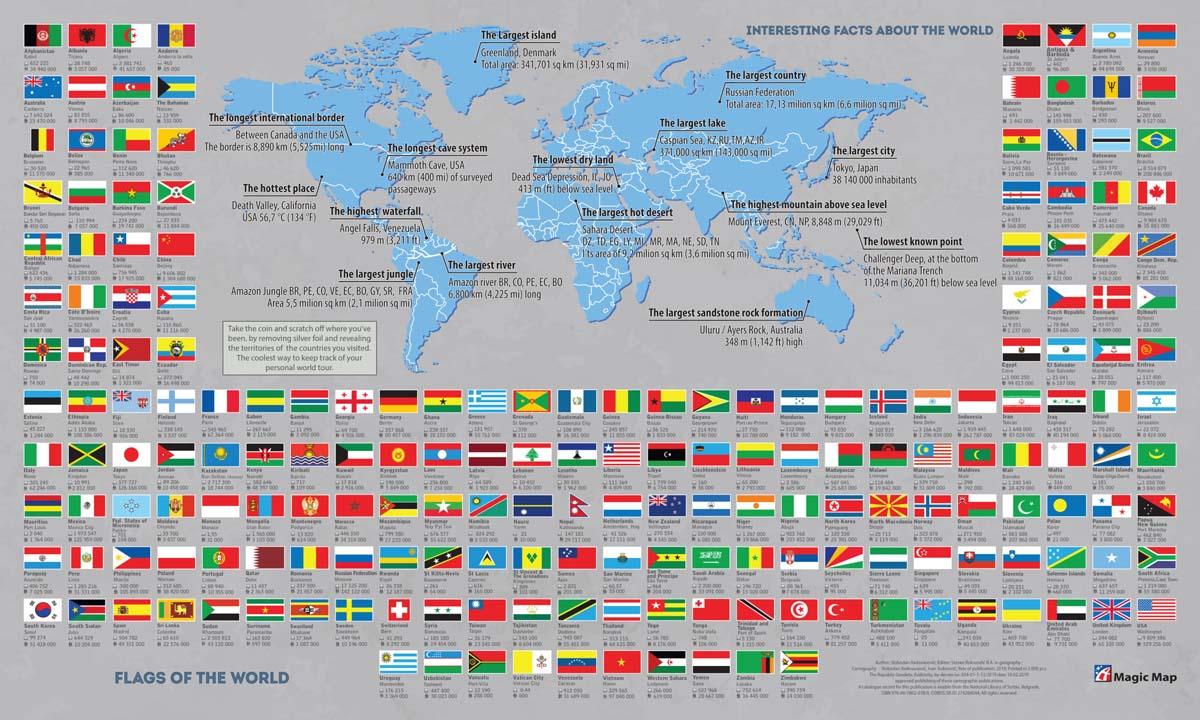Greb-greb MAPA SVETA 50x30 cm 