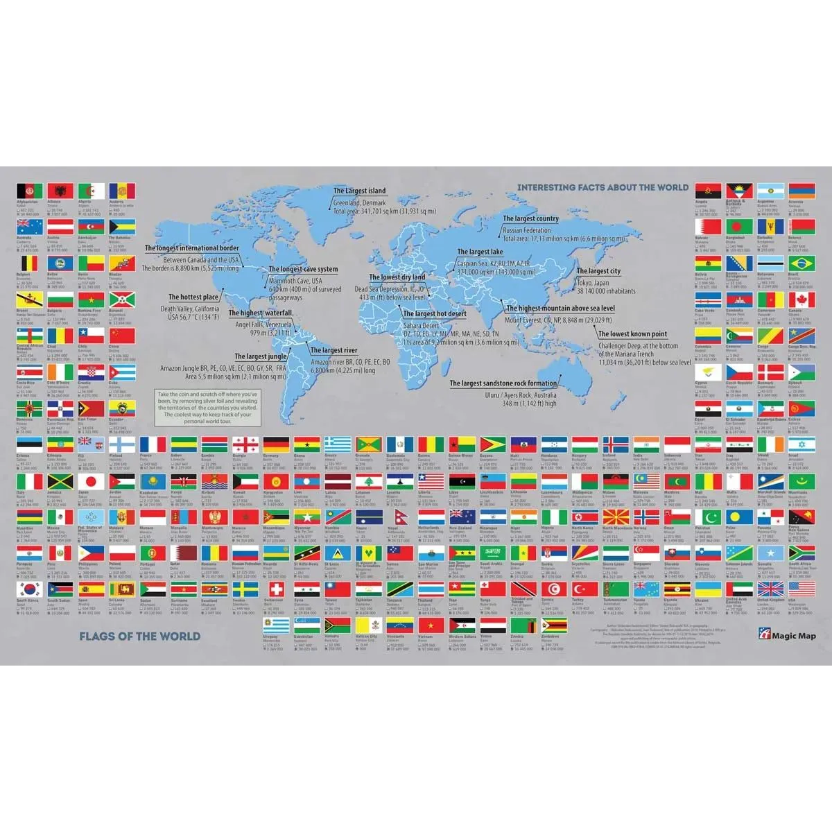 Greb-greb MAPA SVETA 50x30 cm 