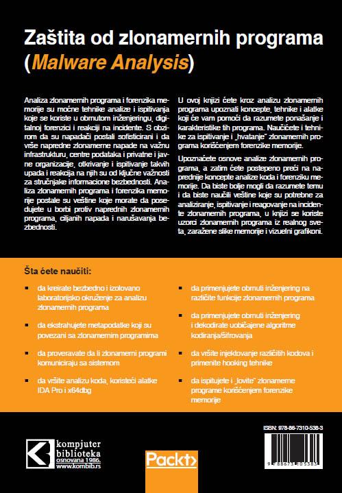 ZAŠTITA OD ZLONAMERNIH PROGRAMA Malware analysis 