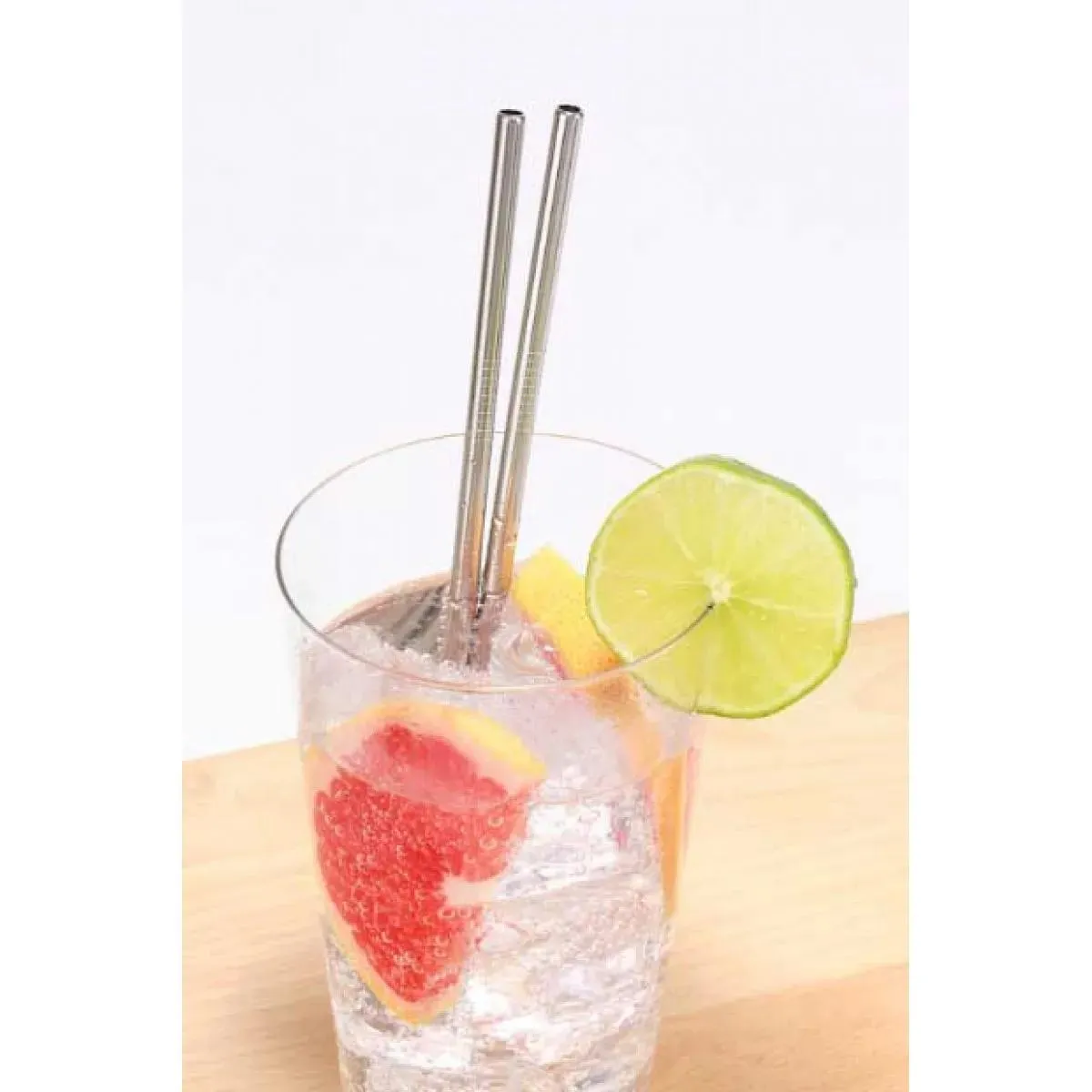 Slamčice od metala STEEL STRAWS 10 kom 