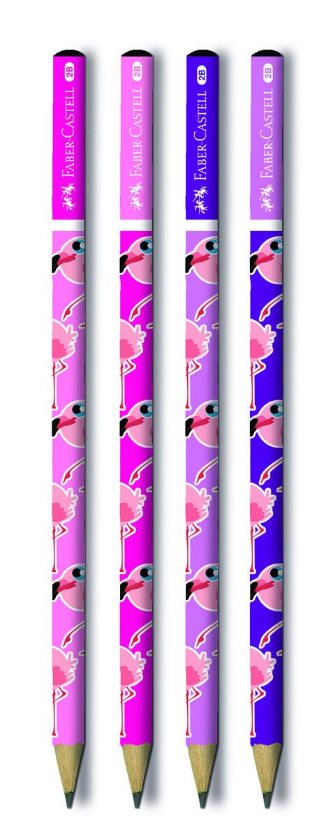 FABER CASTELL grafitna olovka 2B Flamingo 