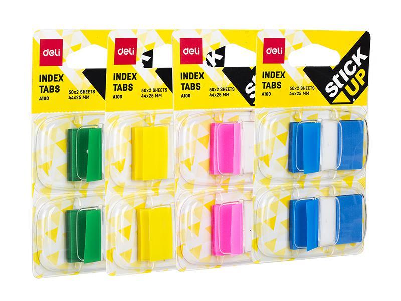 STIKERI ZA INDEKSIRANJE 44x25mm 2x50 lista 