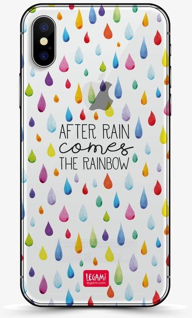 Iphone X Maska CLEAR CASE AFTER RAIN 
