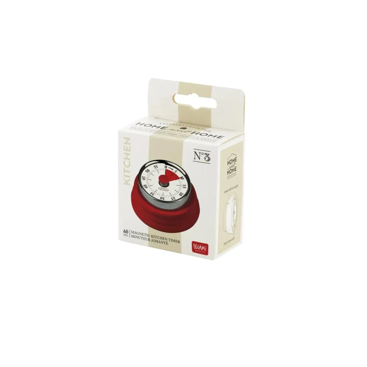 Kuhinjski tajmer sa magnetom LEGAMI Red 