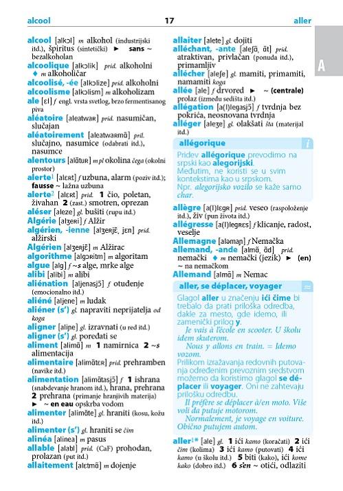 PAMETNI REČNIK francusko srpski srpsko francuski 