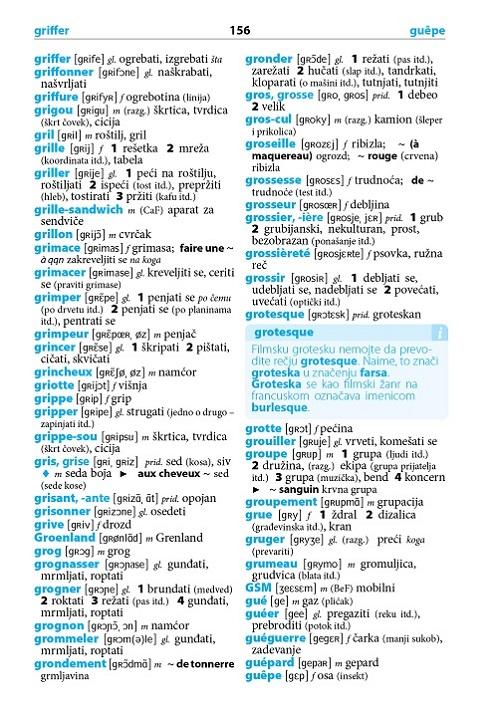 PAMETNI REČNIK francusko srpski srpsko francuski 